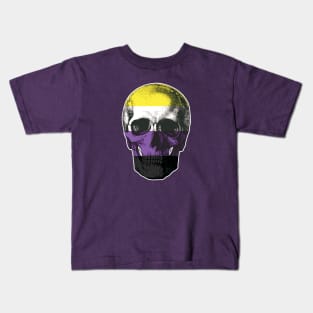 Non-Binary Skull Kids T-Shirt